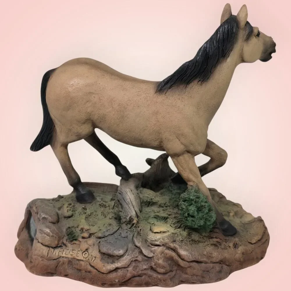 Neil J Rose Buckskin 'SPIRIT' HORSE FIGURINE Limited Edition #810/3500 Sculpture